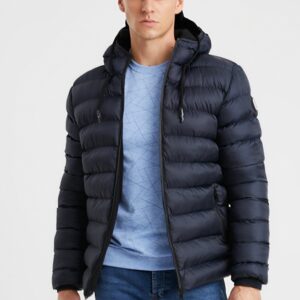 CD Jacket - navy blue - puffer