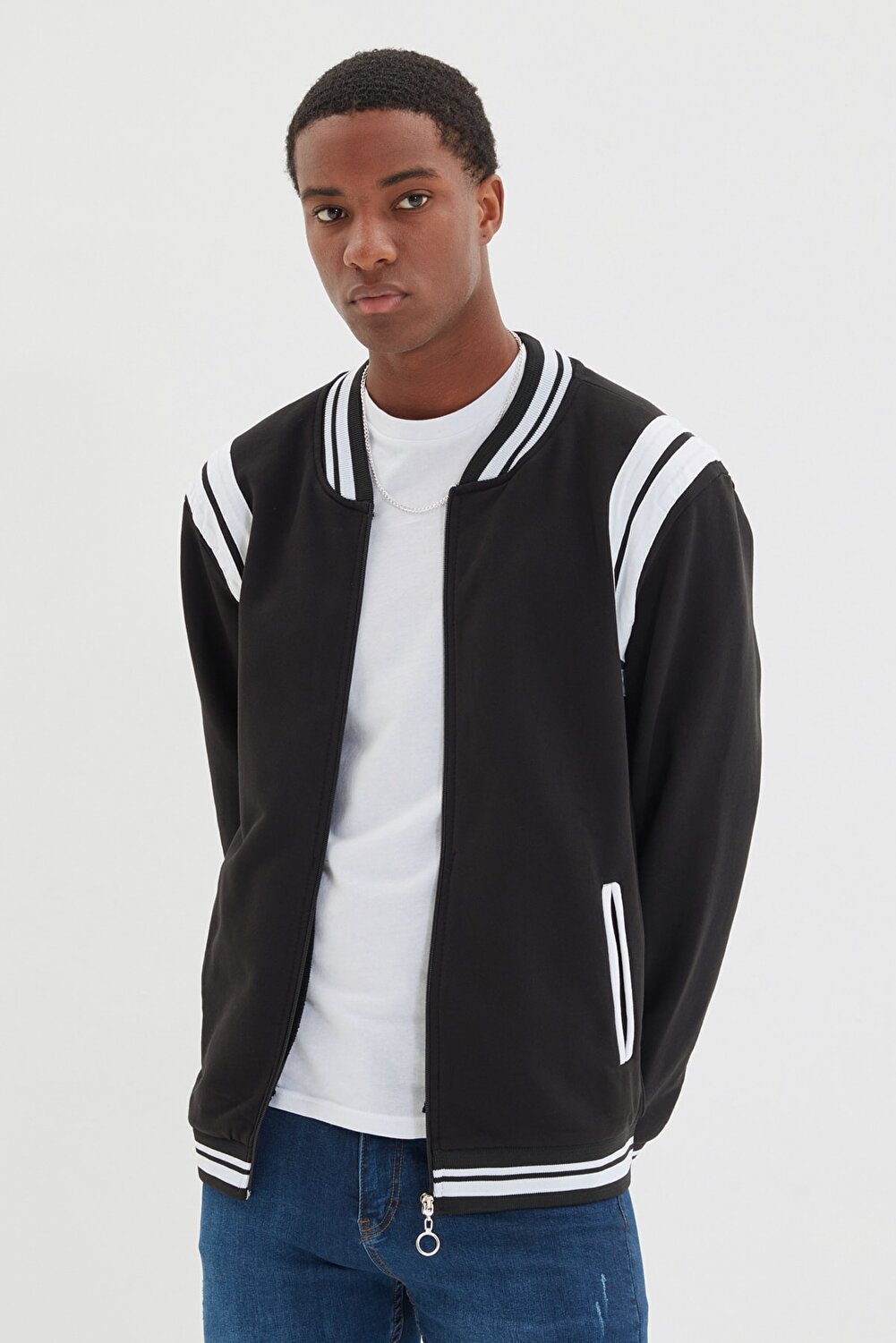 1_org_zoom CD Jacket - Black - Bomber Jackets - Image 1