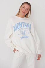 CD Sweatshirt - White - Oversize