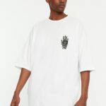 CD T-Shirt - White - Oversize