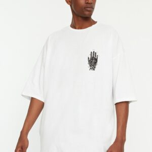 CD T-Shirt - White - Oversize