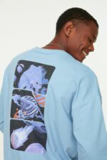 CD Sweatshirt - Blue - Oversize - Image 5