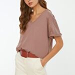 CD T-Shirt - Brown - Oversize