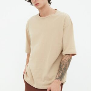 CD T-Shirt - Beige - Oversize