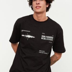 CD T-Shirt - Black - Oversize