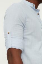 CD Shirt - Blue - Slim Fit - Image 3