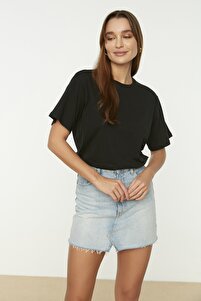 CD T-Shirt - Black - Oversize