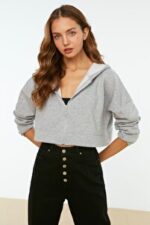 CD Sweatshirt - Gray - Image 5
