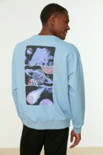 CD Sweatshirt - Blue - Oversize - Image 2