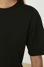 CD T-Shirt - Black - Oversize - Image 5