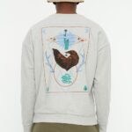 CD Sweatshirt - Gray - Oversize