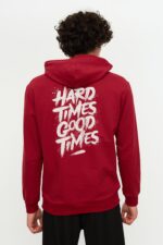 CD Sweatshirt - Burgundy Red - Normal