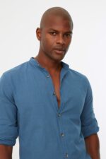 CD Shirt - Navy Blue - Slim Fit - Image 4