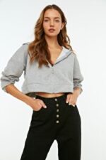 CD Sweatshirt - Gray - Image 7