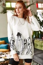 CD Sweatshirt - White - Oversize - Image 6