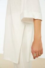 CD T-Shirt - White - Asymmetrical - Image 3
