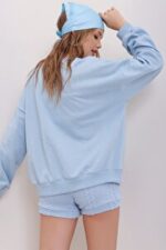 CD Sweatshirt - Blue - Oversize - Image 2