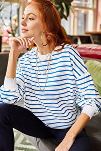 CD Sweatshirt - Blue - Oversize