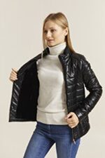 CD Jacket - Black - Puffer - Image 3