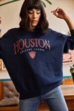 CD Sweatshirt - Navy Blue - Relaxed - Image 5