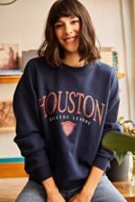 CD Sweatshirt - Navy Blue - Relaxed - Image 3