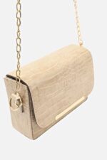 CD Shoulder Bag - Beige - Image 4