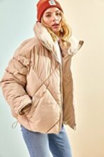 CD Jacket - Beige - Puffer - Image 2