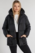 CD Jacket - Black - Puffer - Image 3