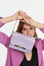 CD Shoulder Bag - Purple - Image 5
