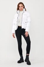 CD Jacket - White - Puffer - Image 5