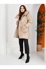 CD Jacket - Beige - Figure Hugging - Image 3