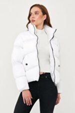 CD Jacket - White - Puffer - Image 4
