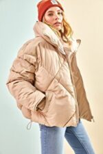 CD Jacket - Beige - Puffer - Image 3